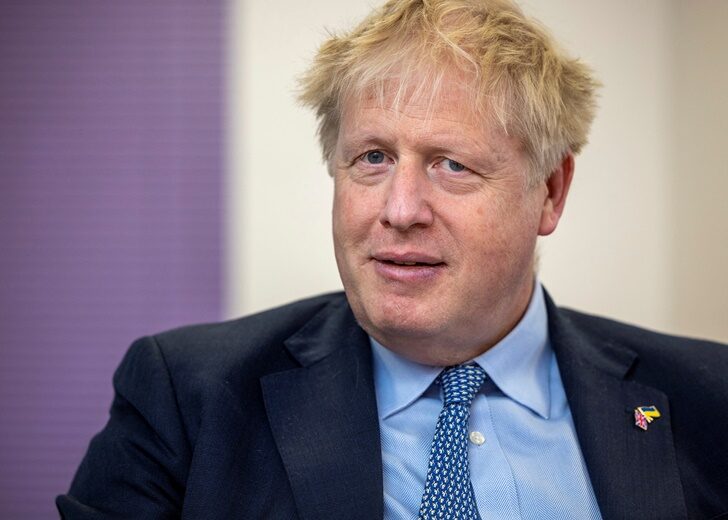 British Prime Minister Boris Johnson visits CityFibre Training Academy in Stockton-on-Tees