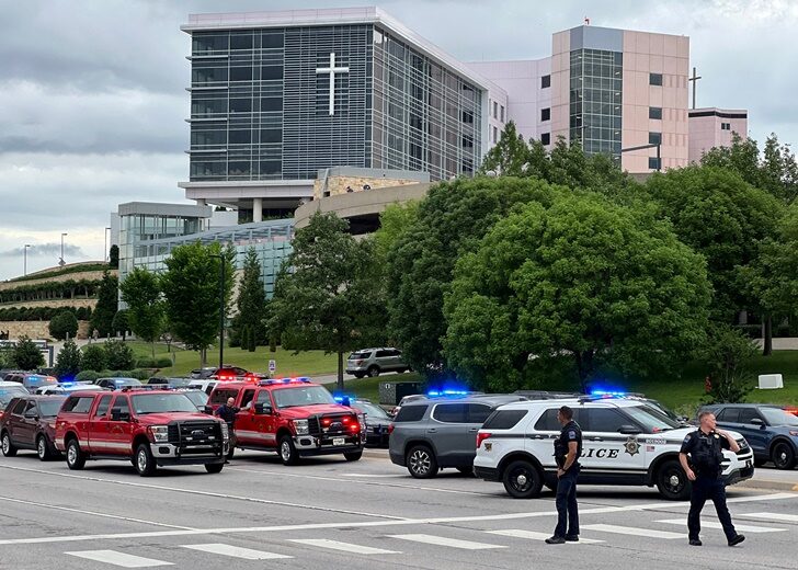 Scene of a shooting at a clinic in Tulsa