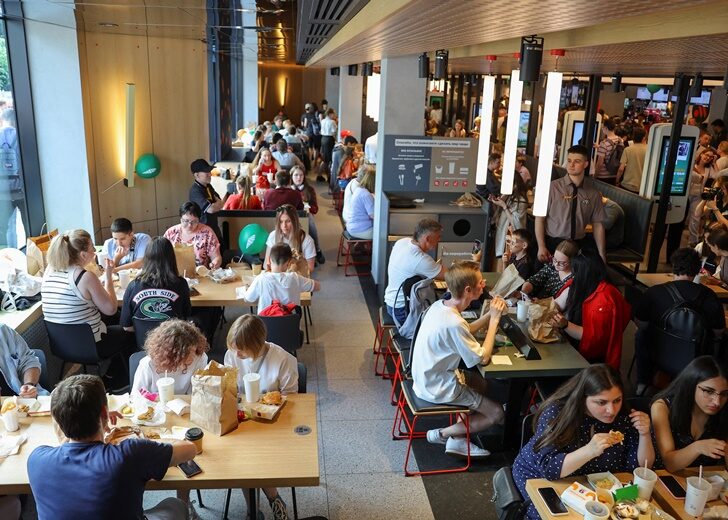 McDonald's restaurants reopen in Russia under new name Vkusno & tochka