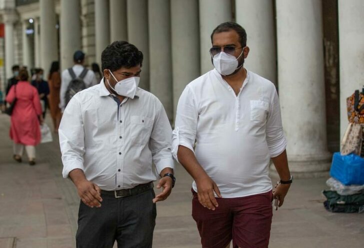 INDIA-NEW DELHI-COVID-19-CASES