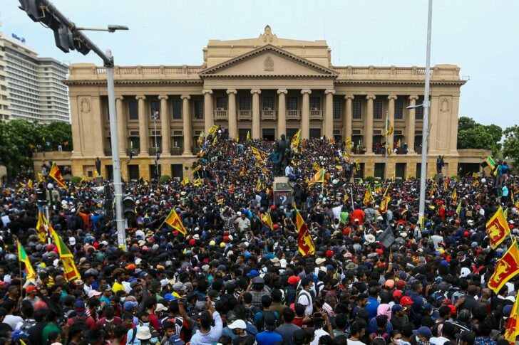SRI LANKA-POLITICS-ECONOMY-PROTEST