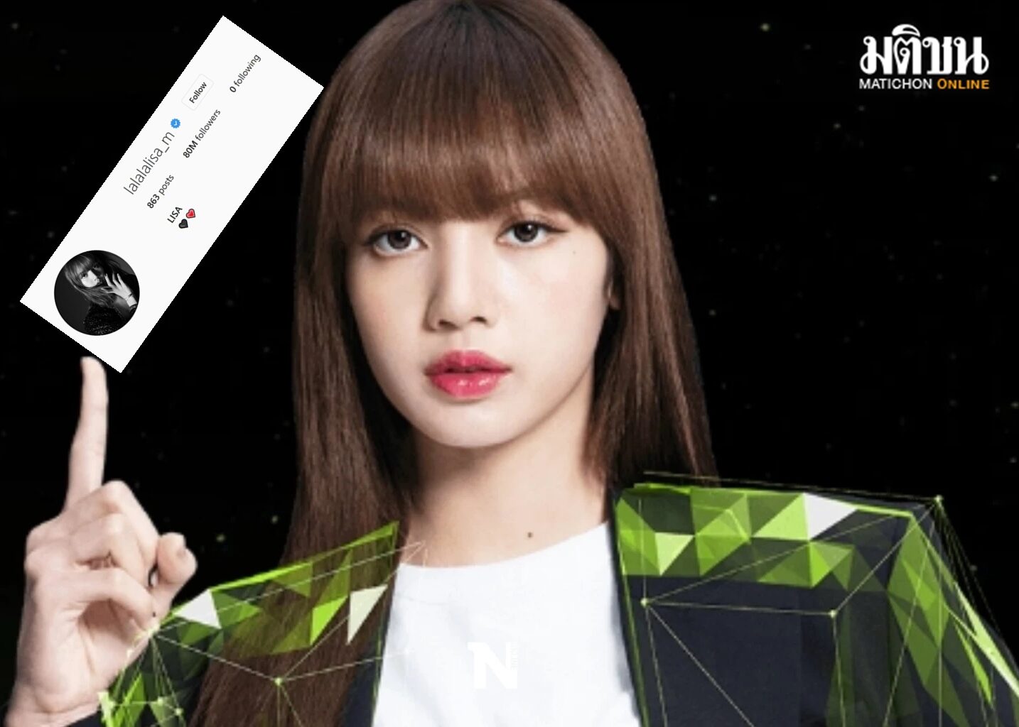 ‘ลิซ่า BLACKPINK’ ครองอันดับ 1 ยอดผู้ติดตาม K-POP หลัง IG ทะลุ 80 ล้านฟอล