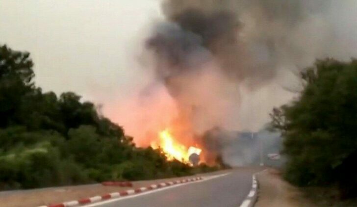 ALGERIA-FIRE-FORESTS