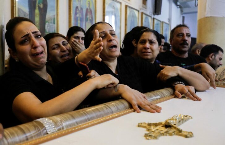 Deadly fire breaks out inside a church in Giza