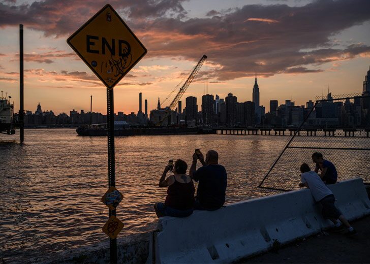 new-york-sunset-sea