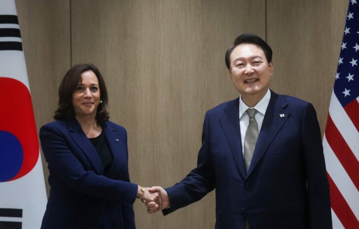 U.S. Vice President Harris visits South Korea