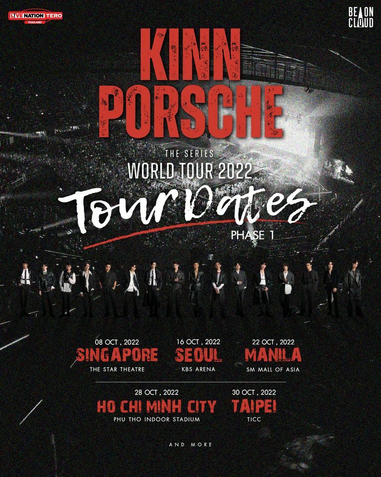 ปังเกินต้าน แฟนซีรีส์ชาวไต้หวัน แห่กดซื้อบัตร 'KINNPORSCHE WORLD TOUR
