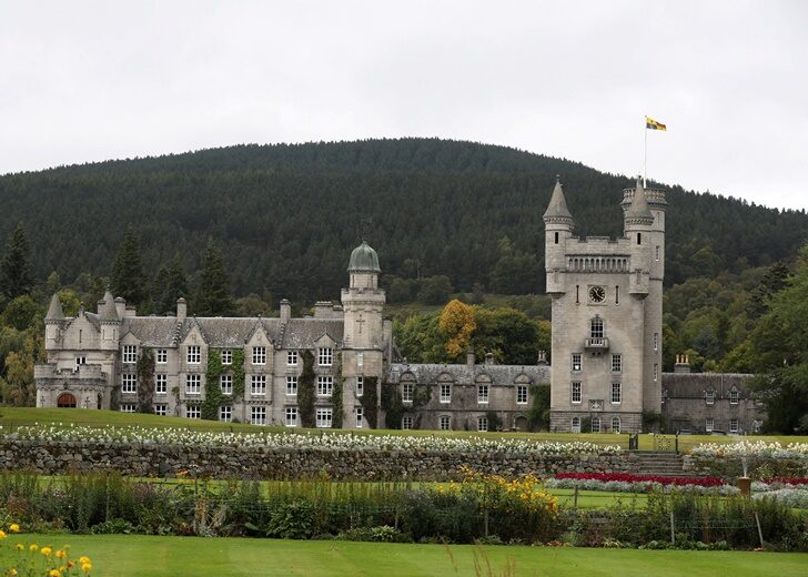 FILE PHOTO: The Royal Standard flies over Britain's Queen Elizabeth's Balmoral Castle, in Scotland