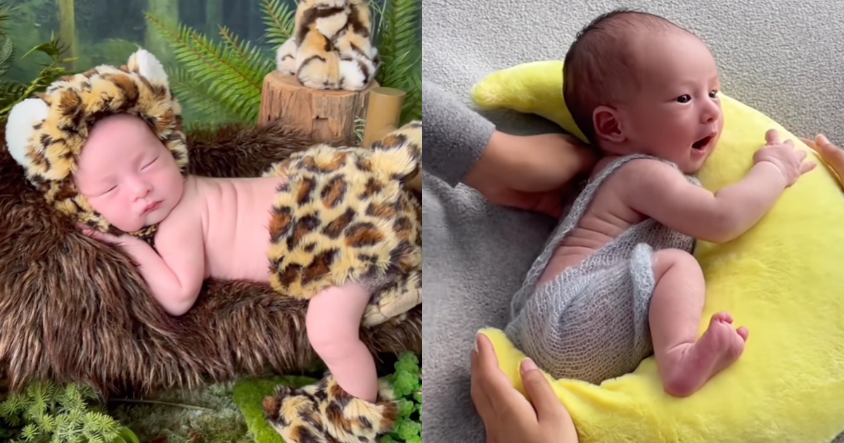 นายแบบตัวจิ๋ว ‘น้องไซรัส’ ลูกชาย ‘ดิว อริสรา’ ถ่ายแบบครั้งแรก ทำเอฟซีหลงรักไ...