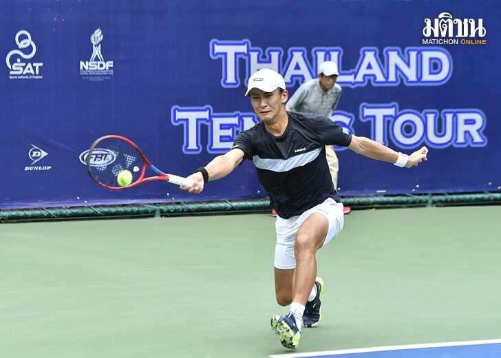 ไทยแลนด์ เทนนิส ทัวร์ หวดพลิกล็อก มือวางกอดคอร่วงรอบก่อนรองฯ