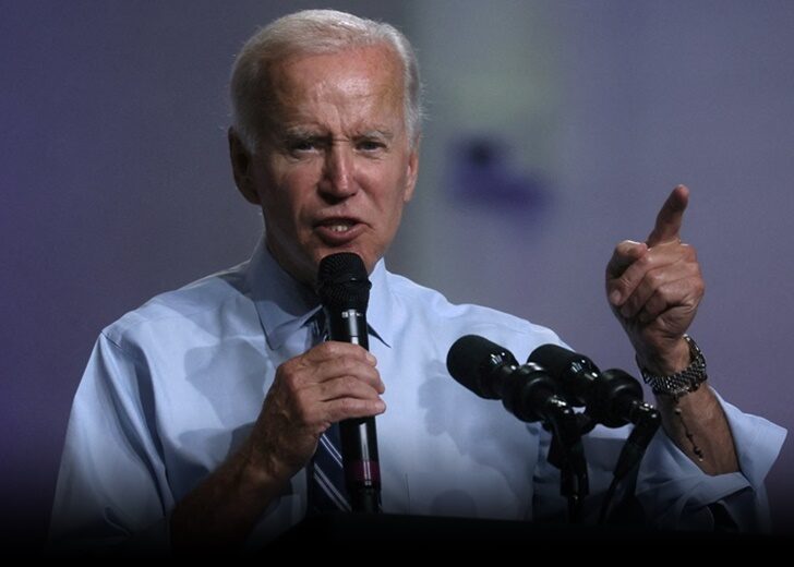 FILE PHOTO: U.S. President Biden attends a DNC rally