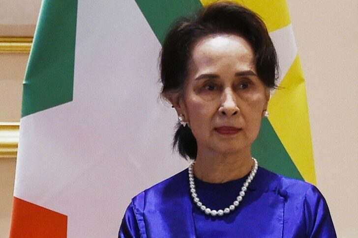 FILES-MYANMAR-POLITICS-MILITARY-COUP-SUUKYI-TRIAL