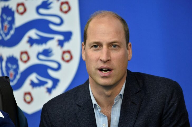 Britain's Prince William visits England's national football centre in Burton upon Trent