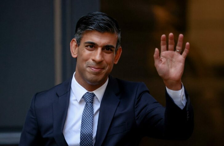 Rishi Sunak in London