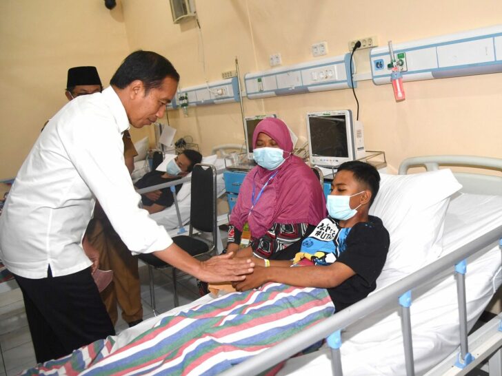 Aftermath of a fatal football stampede in Malang