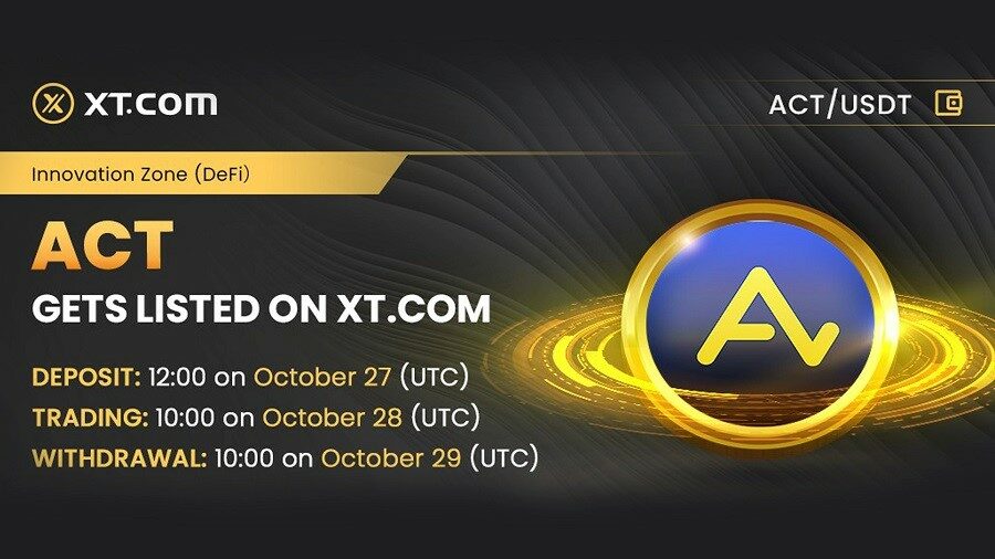 เหรียญ ACT ถูกลิสต์ขึ้น เว็บเทรดคริปโตระดับโลกแล้ว!