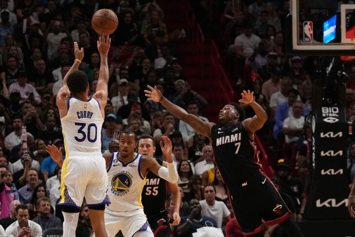 NBA: Golden State Warriors at Miami Heat