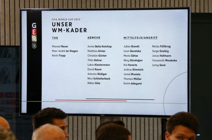 2022 World Cup - Germany squad announcement