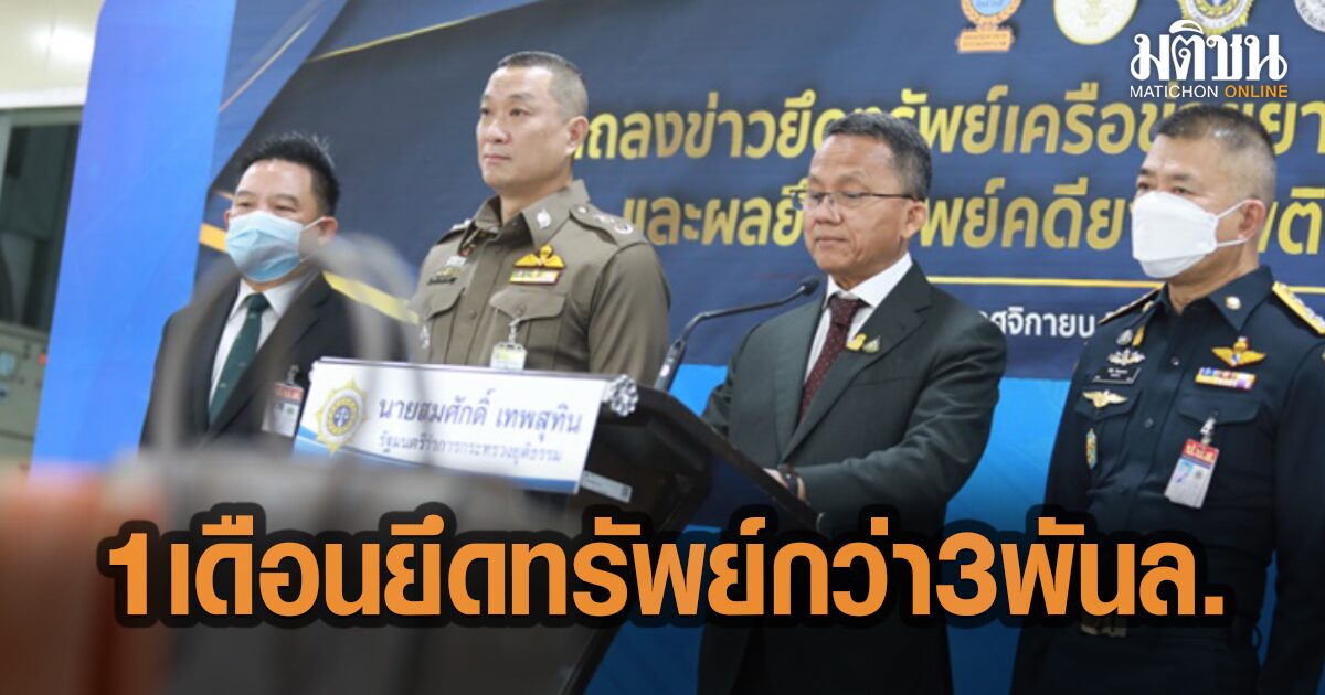 ‘สมศักดิ์’ แถลงโชว์ยึดทรัพย์ เครือข่าย ‘ทุน มิน ลัต’ ยึดรีสอร์ต-โรงแรมหรู กว...