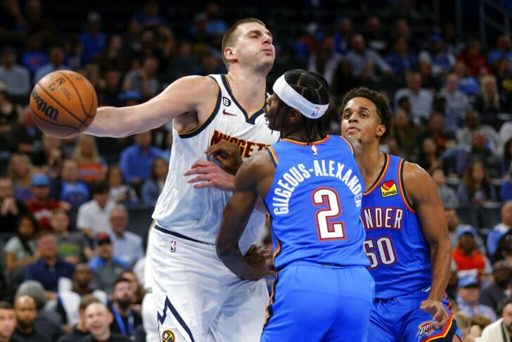 Nikola Jokic, Shai Gilgeous-Alexander, Jeremiah Robinson-Earl