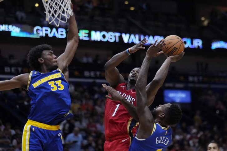 Warriors Pelicans Basketball