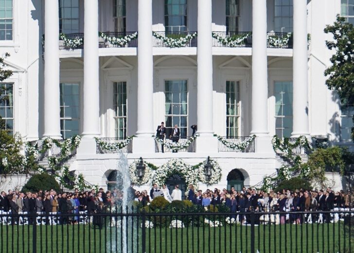 President Joe Biden Granddaughter Naomi Biden Wedding at White House in Washington