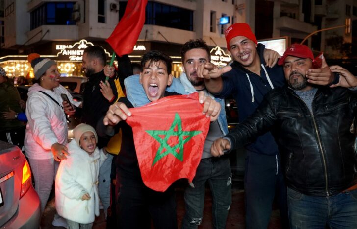 FIFA World Cup Qatar 2022 - Fans in Casablanca watch Morocco v Spain