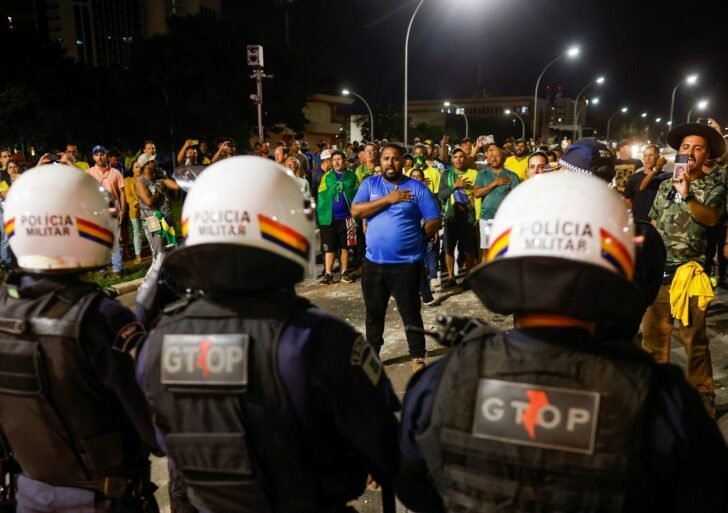 Demonstrations erupt in Brasilia