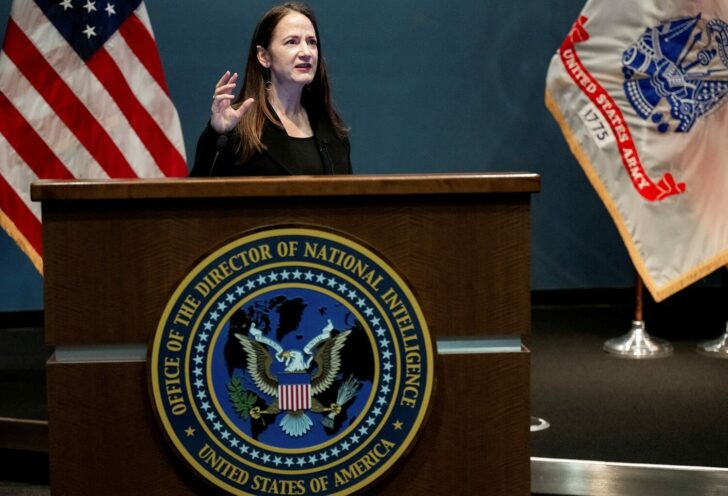 FILE PHOTO: U.S. Secretary of State Blinken visits the Office of Director of National Intelligence in McLean