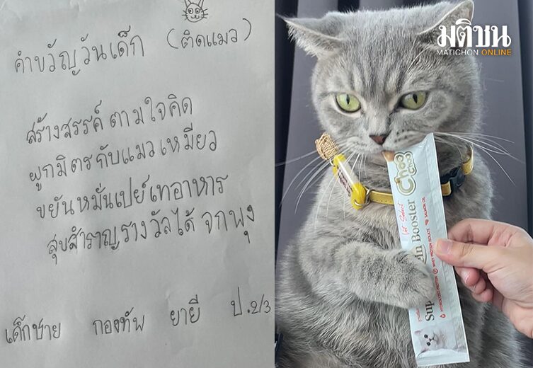 โซเชียลเอ็นดู ด.ช.กัปตัน แต่งคำขวัญวัน 'เด็กติดแมว' รางวัลคือได้จกพุง โซเชียลเอ็นดู ด.ช.กัปตัน แต่งคำขวัญวัน 'เด็กติดแมว' รางวัลคือได้จกพุง