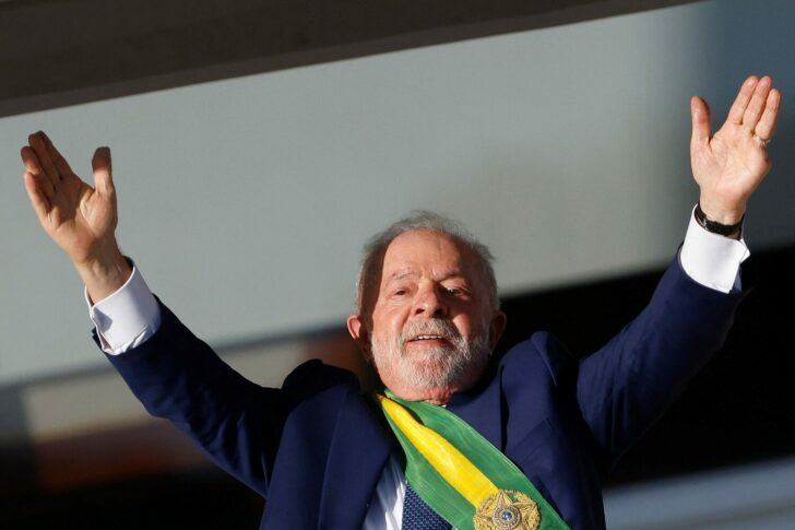 Luiz Inacio Lula da Silva takes office as Brazil's President in Brasilia