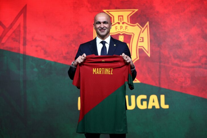 Portugal present new coach Roberto Martinez