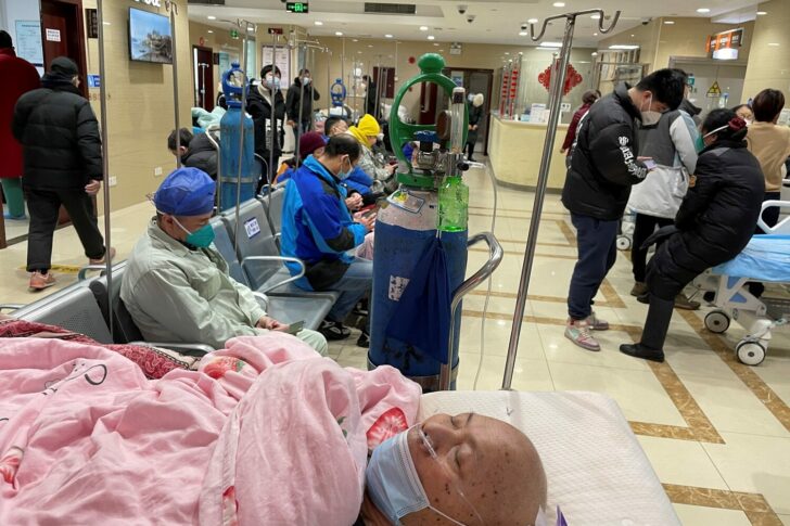 View of a hospital as COVID-19 outbreak continues in Shanghai