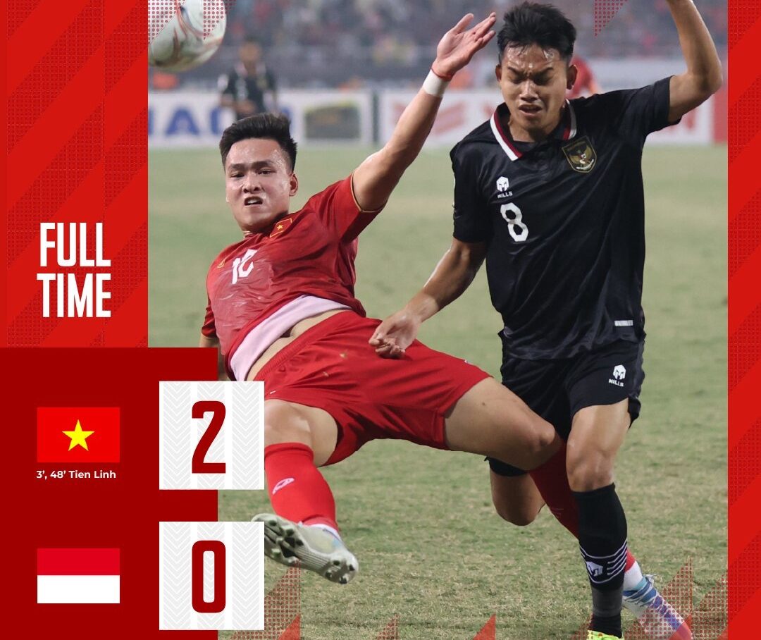 ‘เวียดนาม’ เชือด ‘อินโดนีเซีย’ 2-0 เข้าไปรอชิงศึกอาเซียนแล้ว