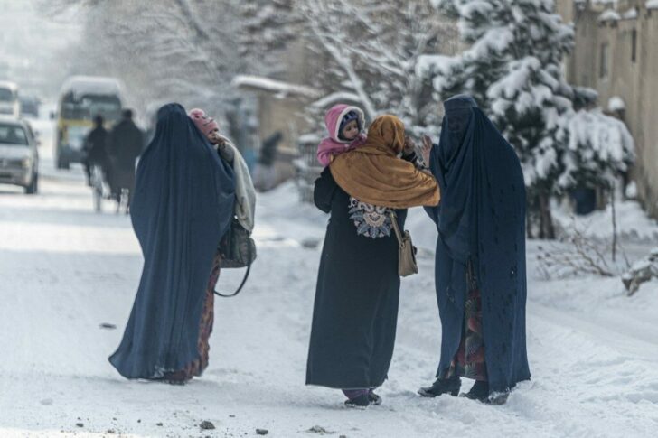 AFGHANISTAN-WEATHER-SNOW