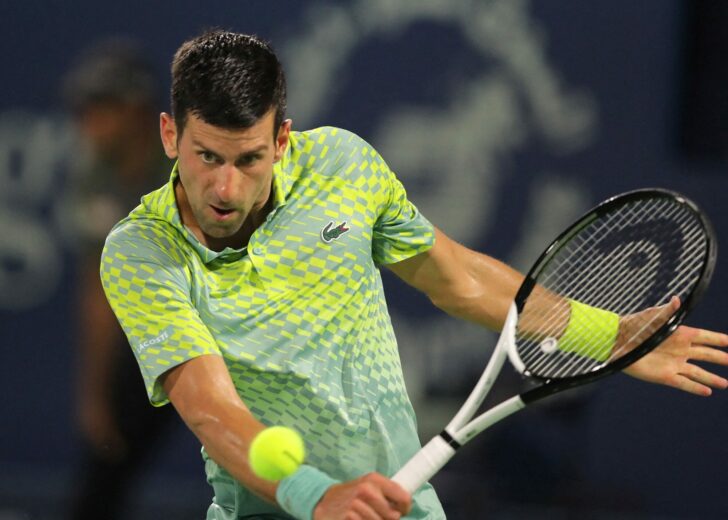 FILE PHOTO: Serbia's Novak Djokovic in action