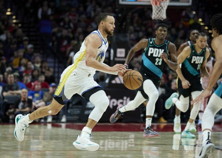 Warriors Trail Blazers Basketball