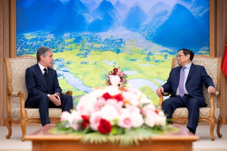 U.S. Secretary of State Antony Blinken visits Hanoi