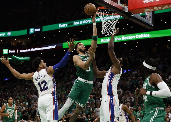 NBA: Playoffs-Philadelphia 76ers at Boston Celtics