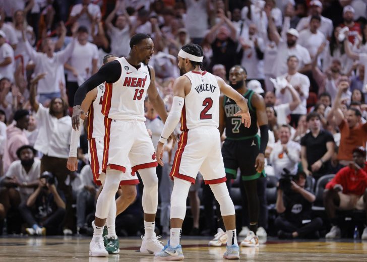 NBA: Playoffs-Boston Celtics at Miami Heat