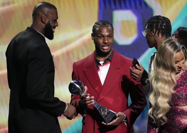 LeBron James, Bronny James, Bryce James