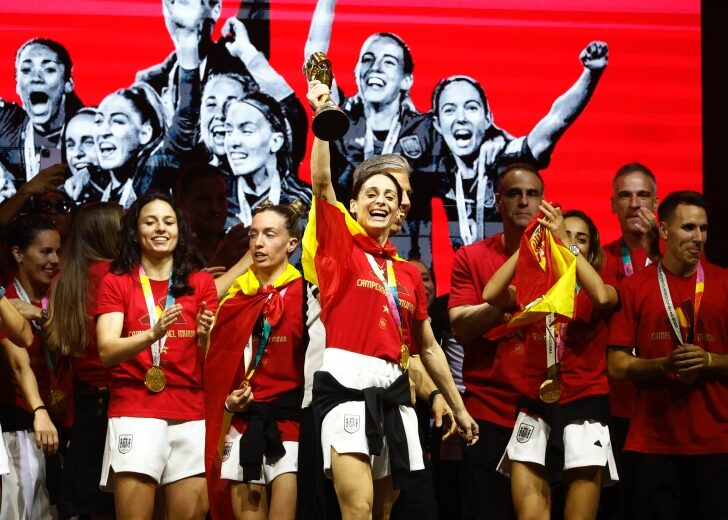 FIFA Women's World Cup Australia and New Zealand 2023 - Spain arrive in Madrid after winning the Final
