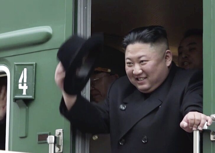 North Korea Russia Kim's Train