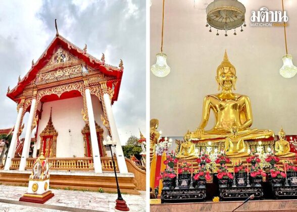 ทัศนา ‘วัดราษฎร์บูรณะ’ กราบ ‘พระพุทธศิลา’ ศักดิ์สิทธิ์ ทำบุญรักษามรดกอยุธยาตอนปลาย