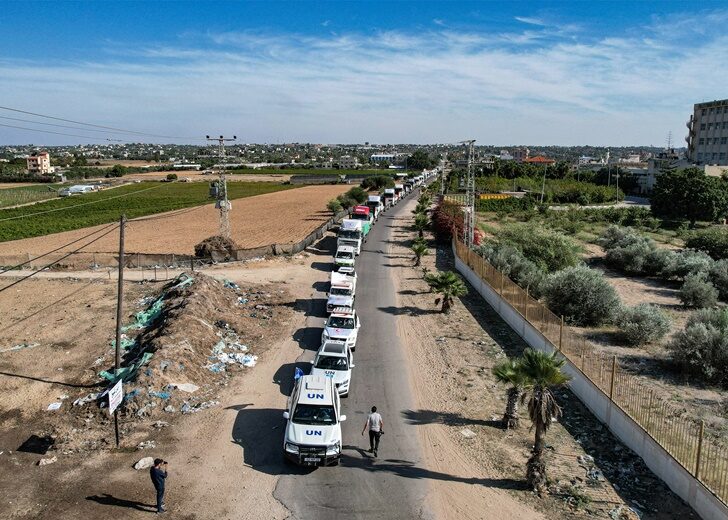 PALESTINIAN-EGYPT-ISRAEL-UN-CONFLICT-AID