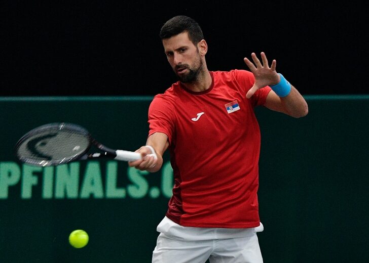 Davis Cup - Finals - Serbia Practice