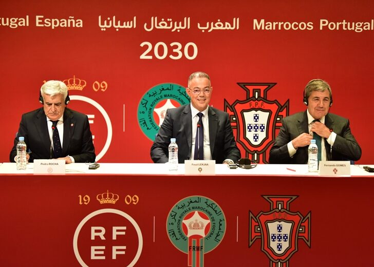 FIFA+World+Cup+2030+bid+media+conference+-+October+2023