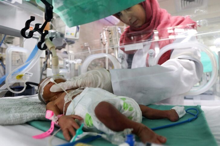 Doctors at Gaza neonatal intensive care unit warn of a 'huge catastrophe'