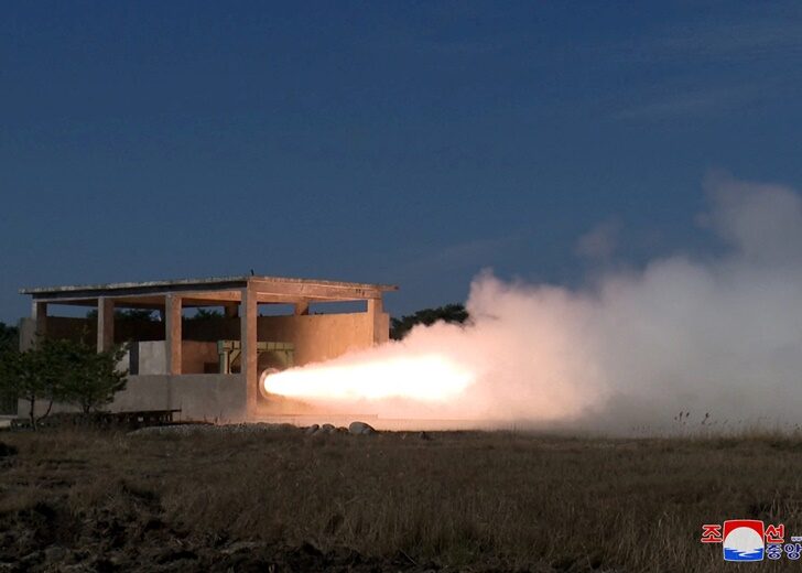 North Korea tested new solid-fuel engine for intermediate ballistic missile