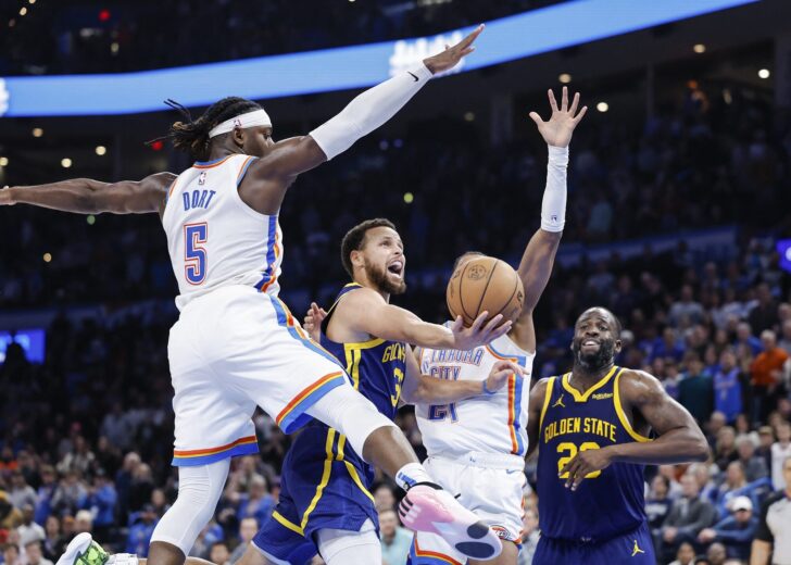 NBA: Golden State Warriors at Oklahoma City Thunder